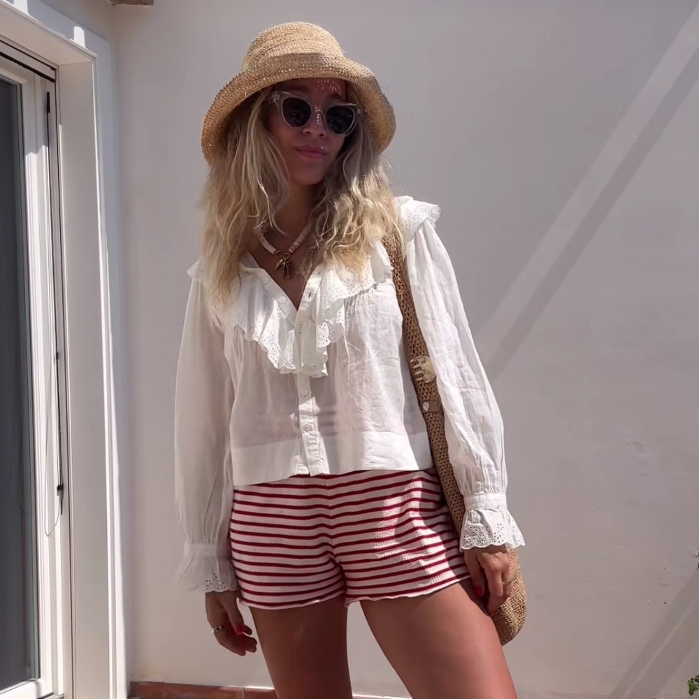 SOLAI the Label Sail Away Striped Shorts